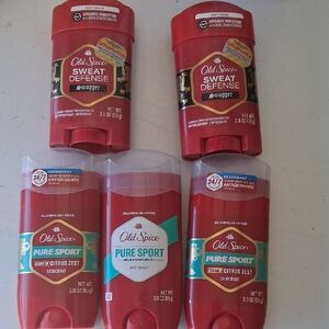 5 brand new Old Spice SWAGGER & PURE SPORT deodorant